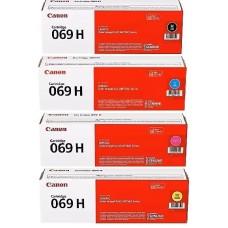 Canon 069H Toner Cartridge 4-Pack High Capacity