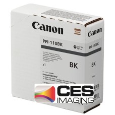 PFI-110BK Canon Dye Black Ink Tank - 160ml