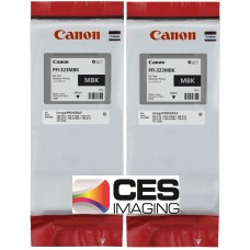 PFI-323MBK Canon Pigment Matte Black Ink Tanks - 300ml  2-Pack