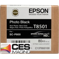 T850100 Epson UltraChrome HD Photo Black Ink Cartridge - 80ml