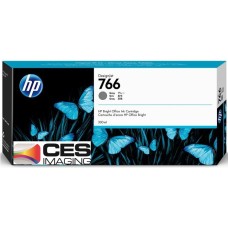 HP #766 Gray DesignJet Ink Cartridge - 300ml - P2V93A
