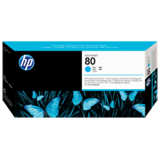 HP Cyan #80 PrintHead for DesignJet 1000 Series - C4821A